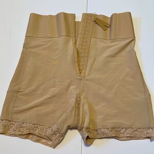 NEW SHARELLX air slim mid waist body sculpting shorts size 5XL